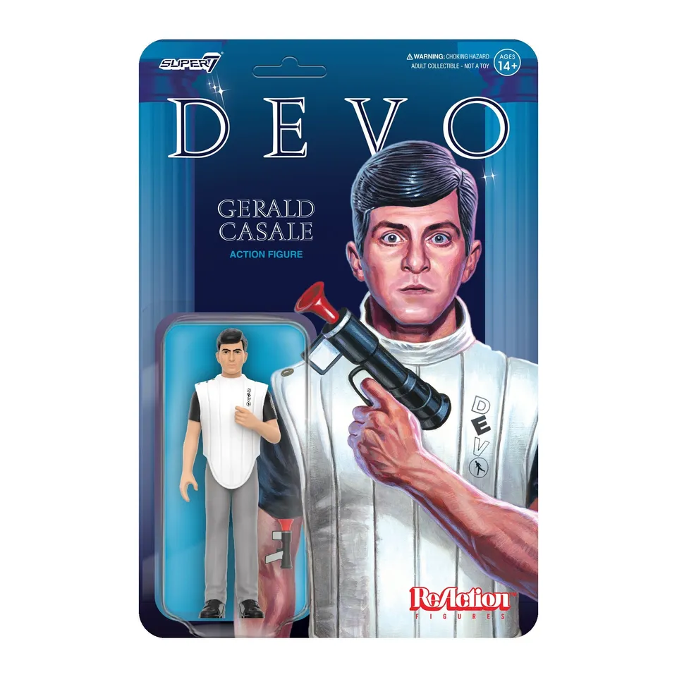 Super7 Devo ReAction Gerald Casale figurina 9,5 cm
