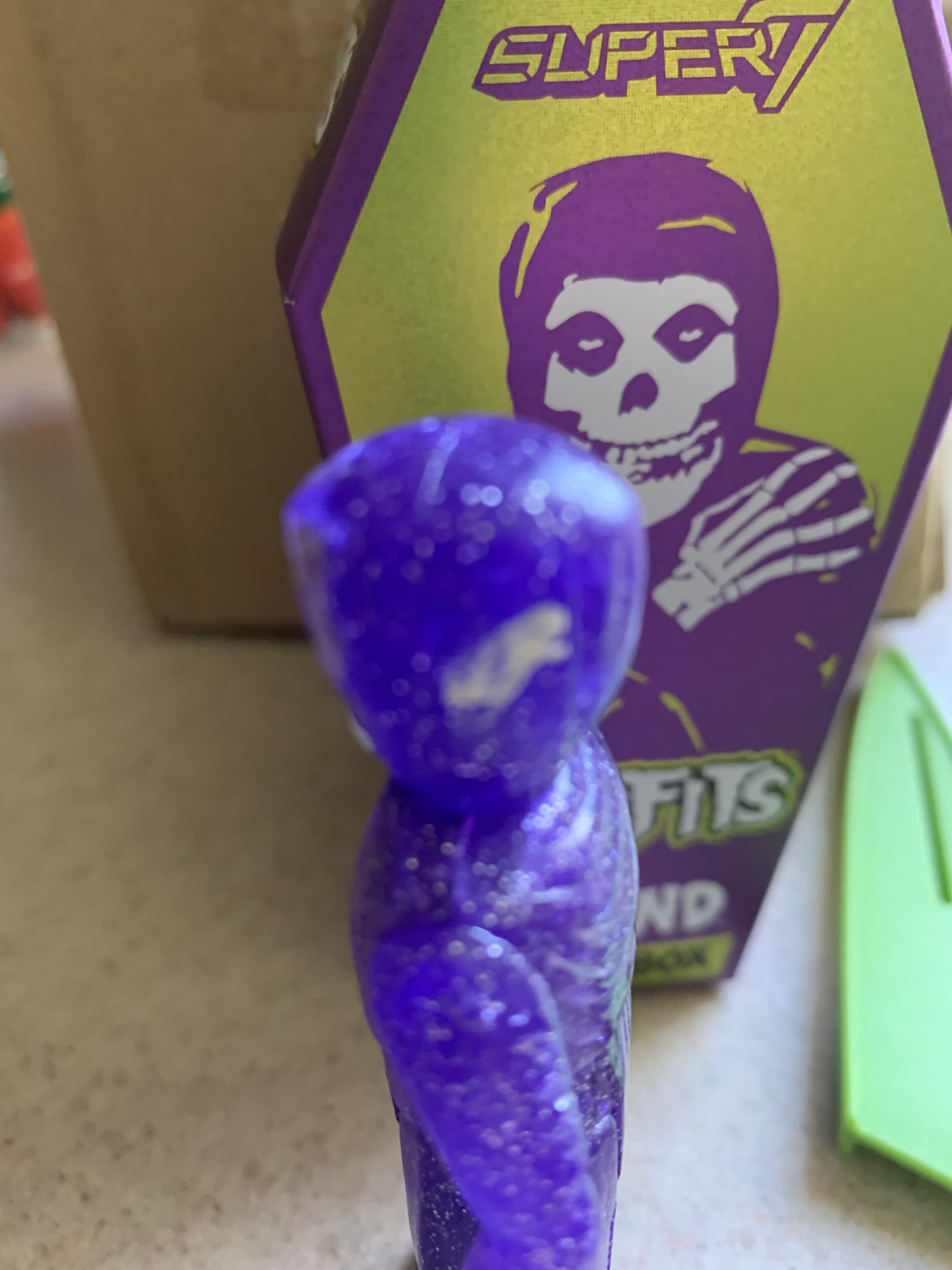 Super7 Misfits Fiend Purple Glitter figurină blind box