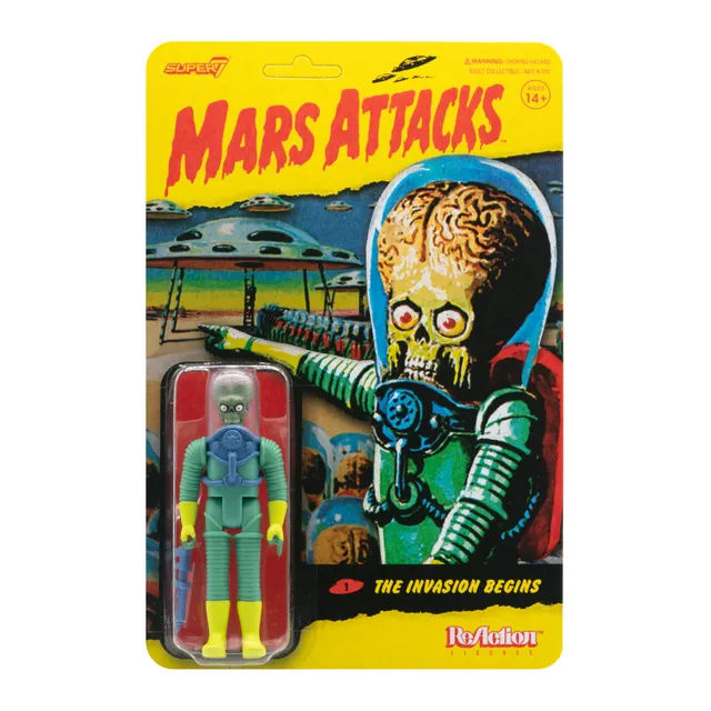 Super7 Mars Attacks Invasion Begins figurina martian 3,75 inch
