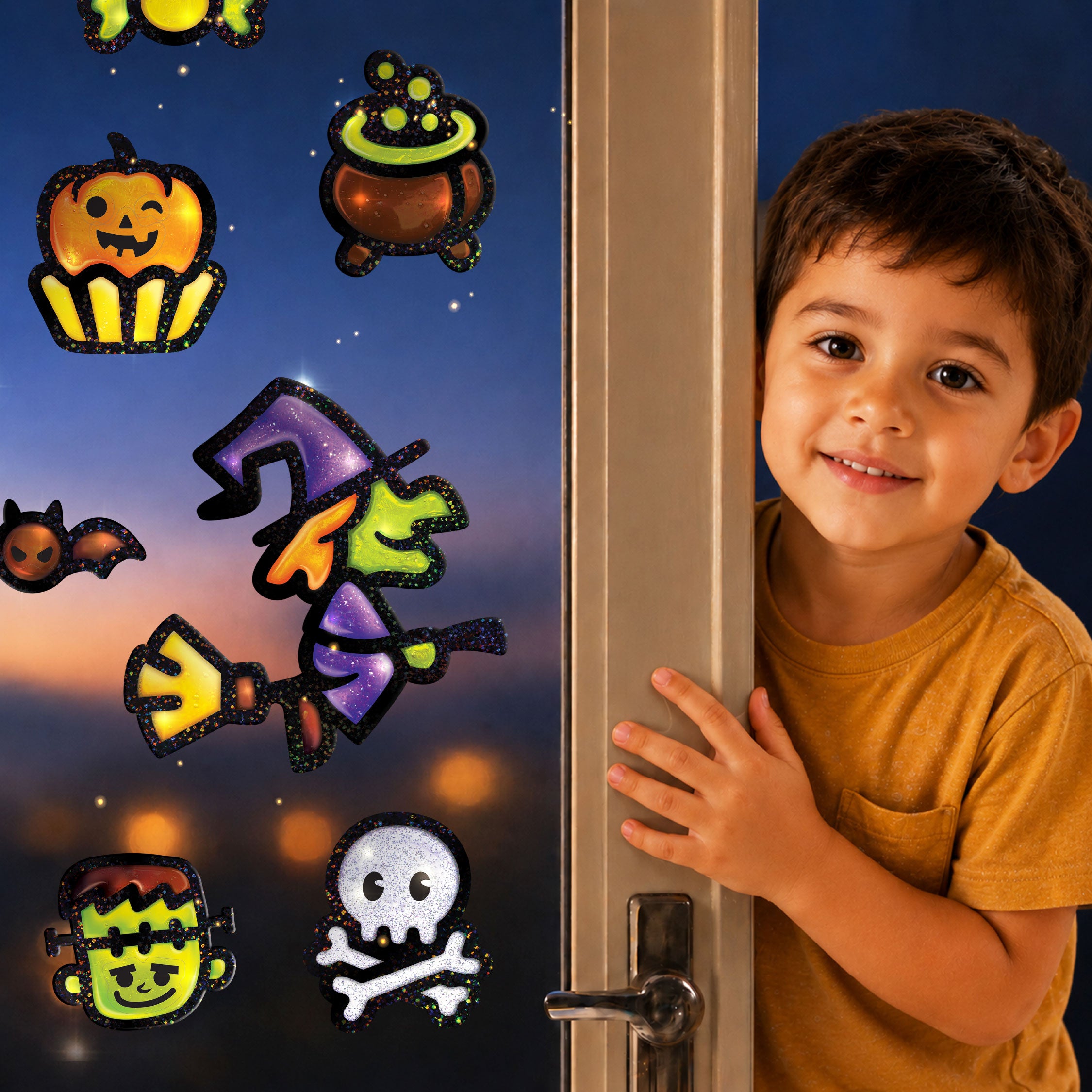 Imagimake Jelly Stickers Spooky Friends stickere gel