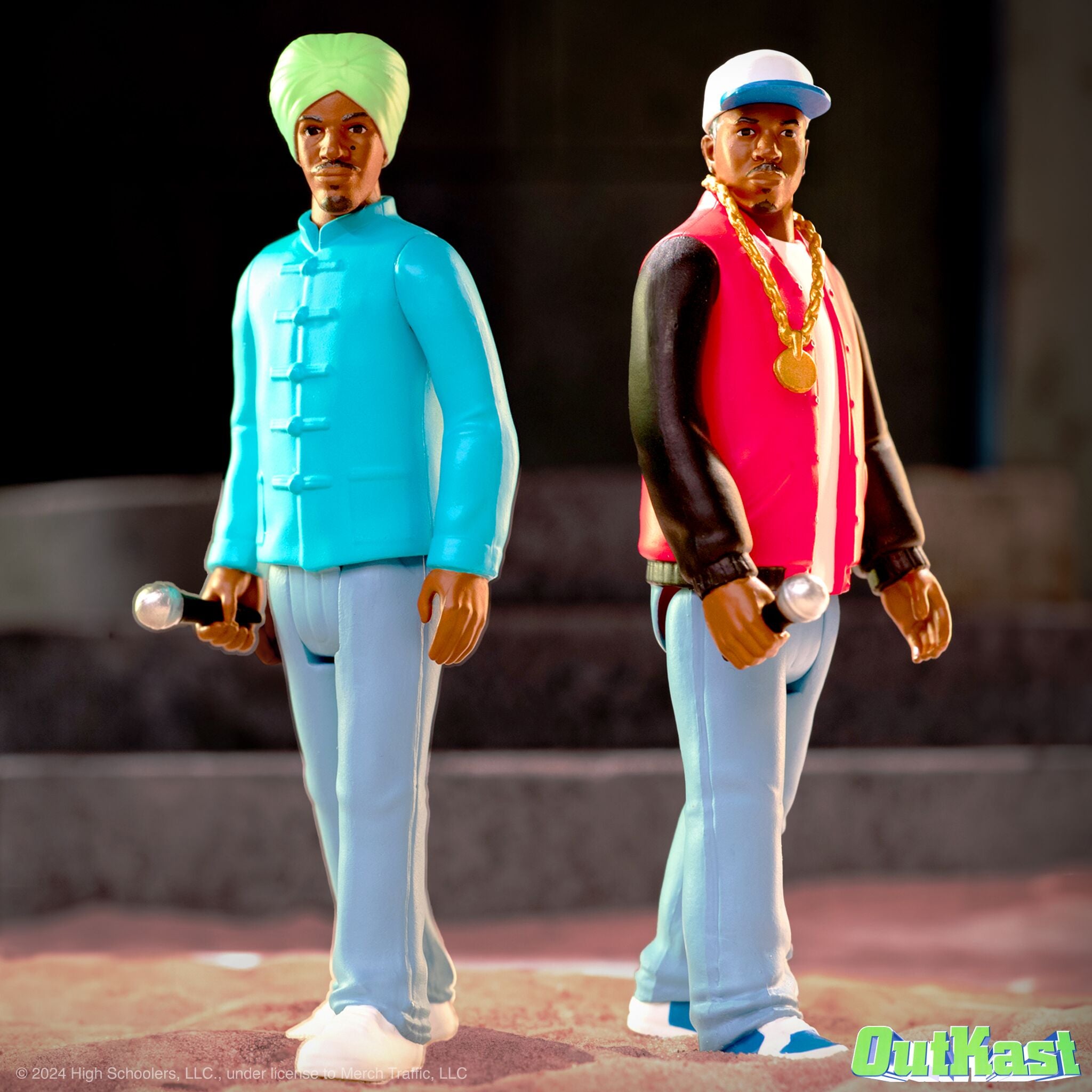 Super7 ReAction OutKast ATLiens set 2 figurine articulate