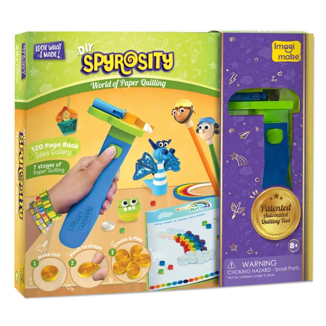 Imagimake World of Paper Quilling set quilling 550 benzi 8+ ani