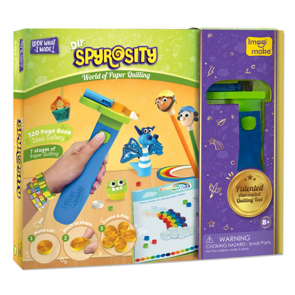 Imagimake World of Paper Quilling set quilling 550 benzi 8+ ani