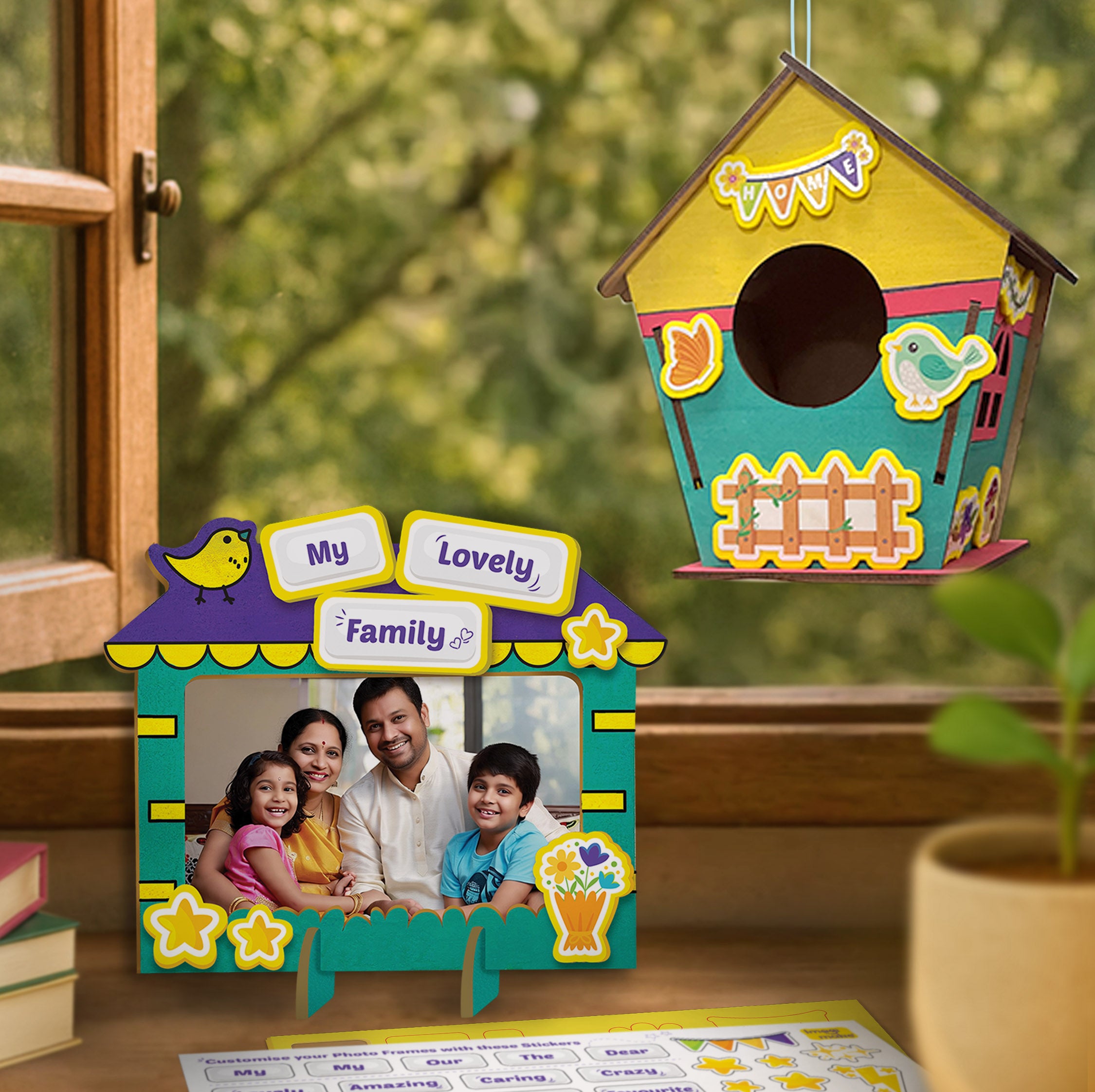 Imagimake Wood Art mega pack lemn rame 5 ani+