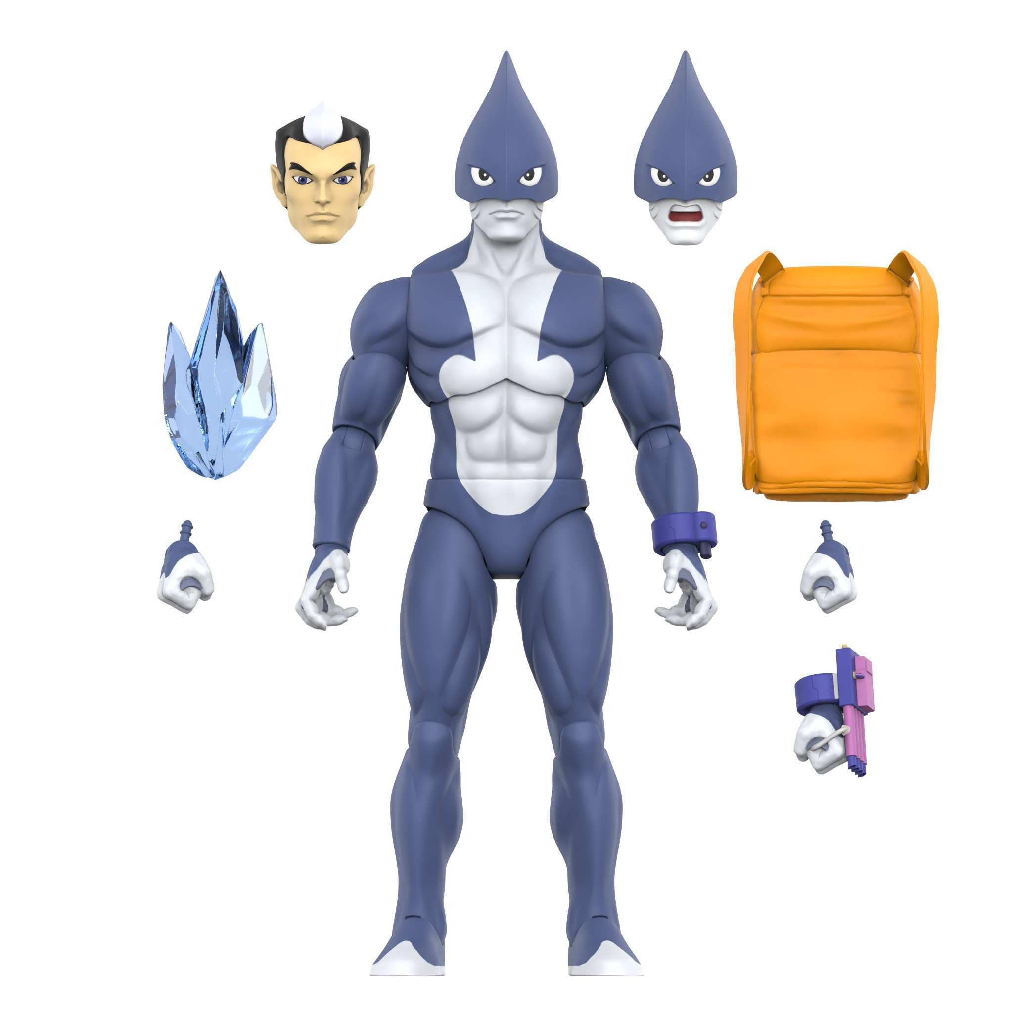 Super7 TigerSharks ULTIMATES Mako Octavia T-Ray set 3 figurine