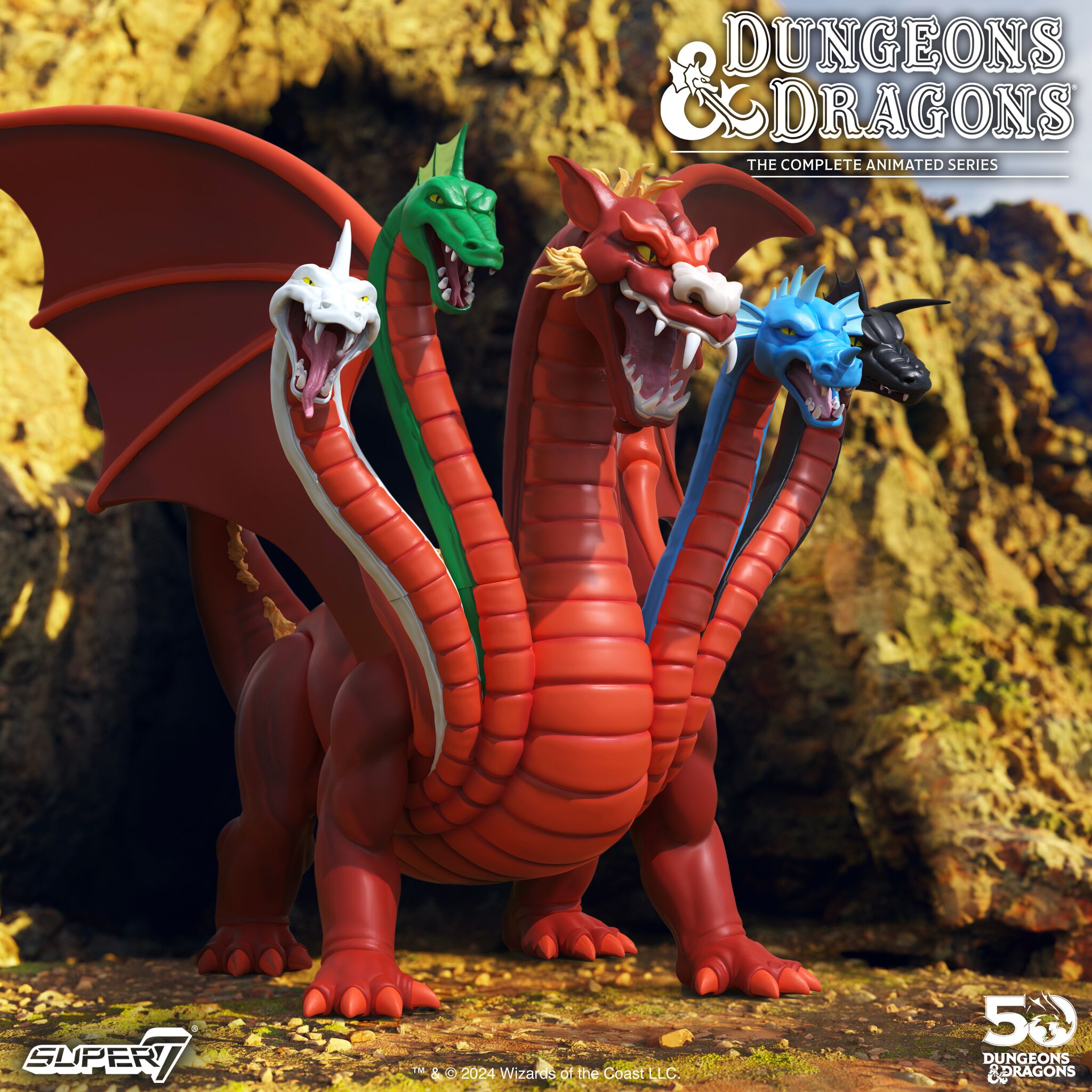 Super7 ULTIMATES! Tiamat figurină vinil articulată