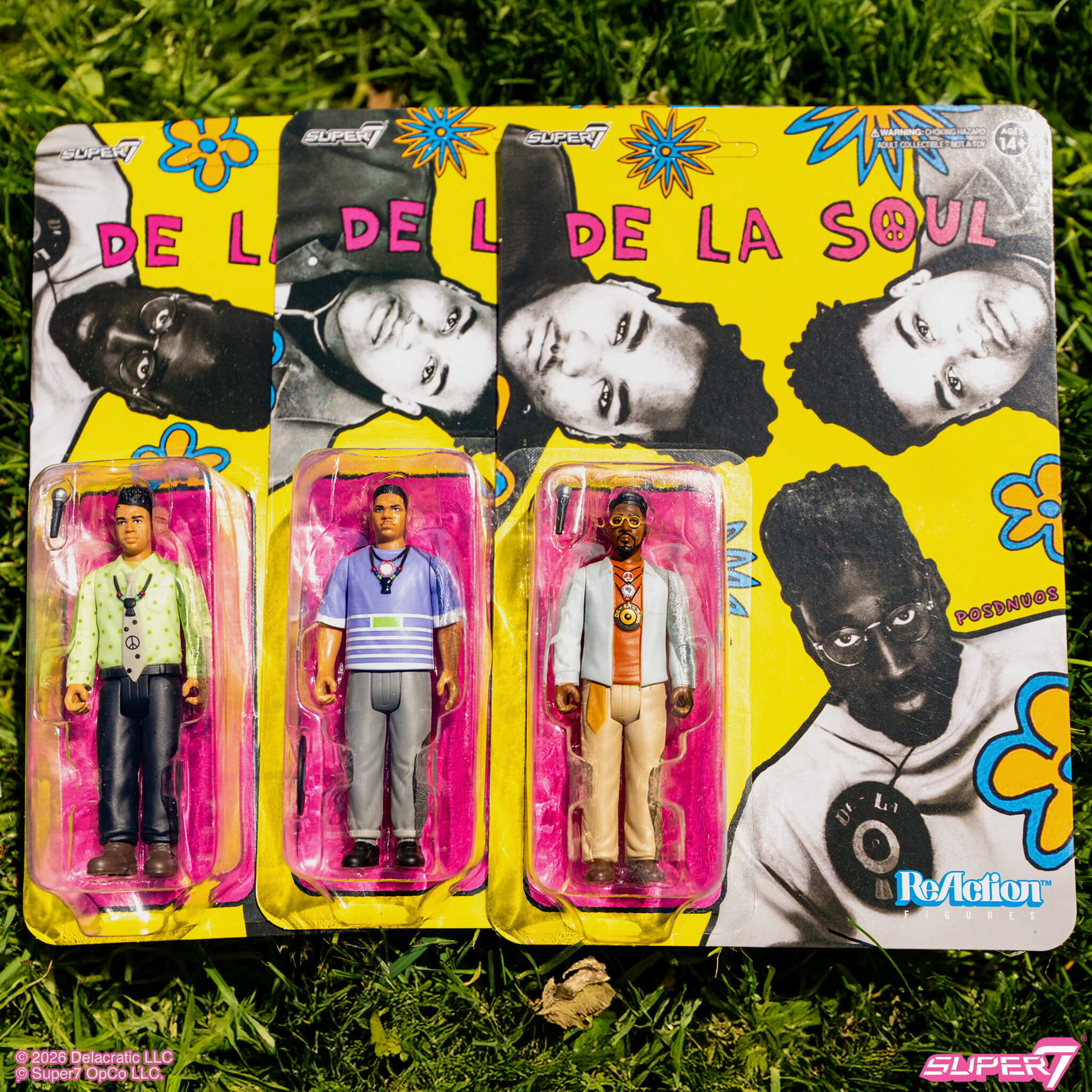 Super7 De La Soul ReAction Posdnuos Me Myself figurina