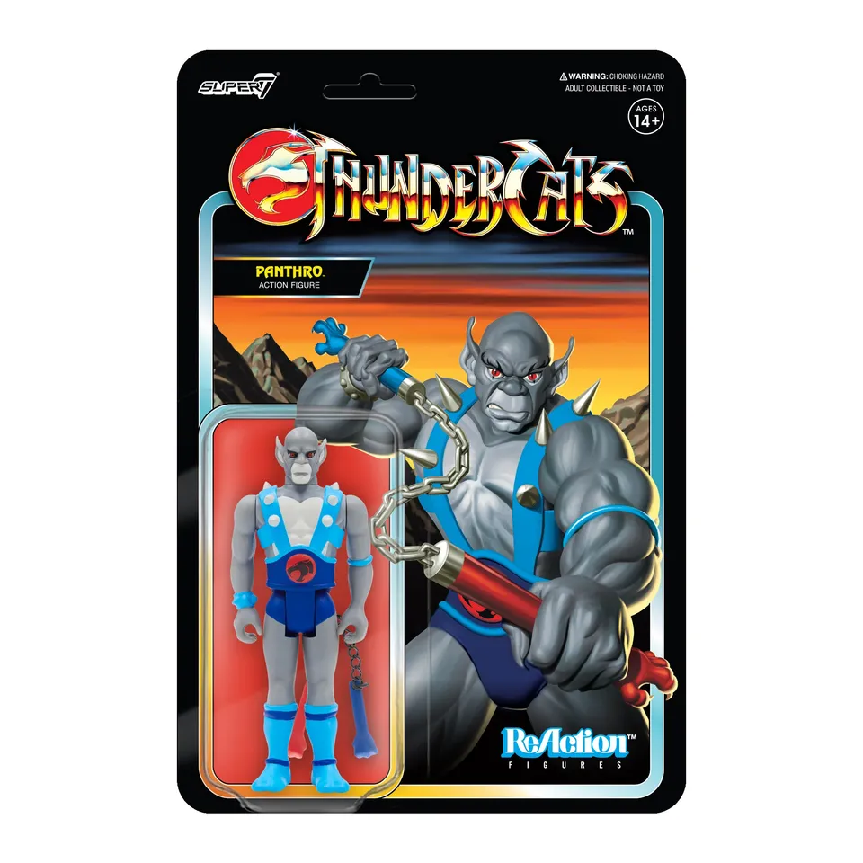 Super7 ReAction Panthro figurina ThunderCats vintage