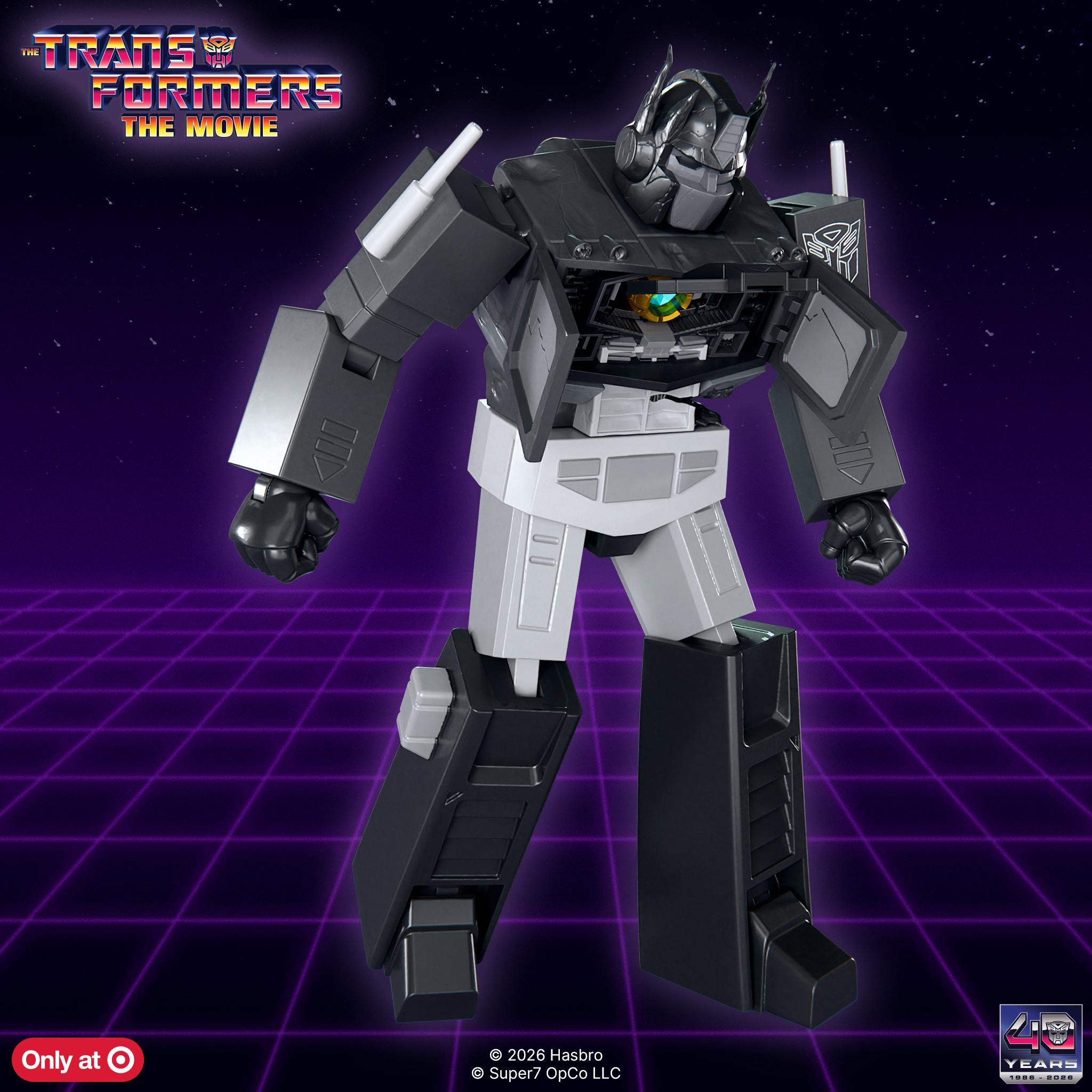 Super7 Transformers Deluxe Dead Optimus Prime figurina VHS
