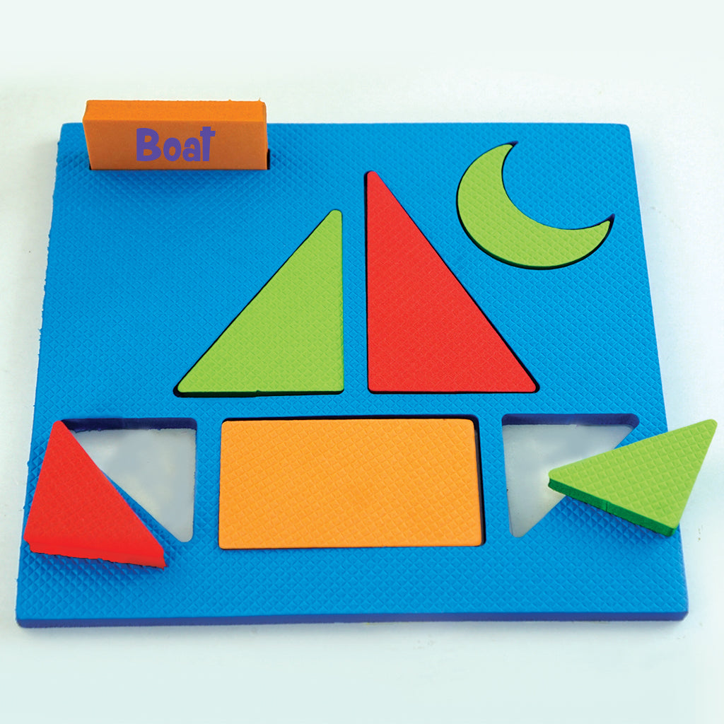 Imagimake Make with Shapes Vehicles puzzle vehicule 5 buc 3+ ani