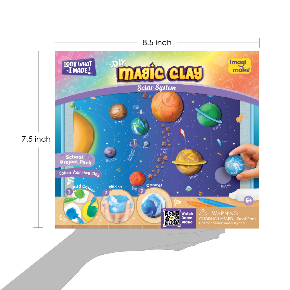 Imagimake Magic Clay Sistem Solar plastilina 5+ ani
