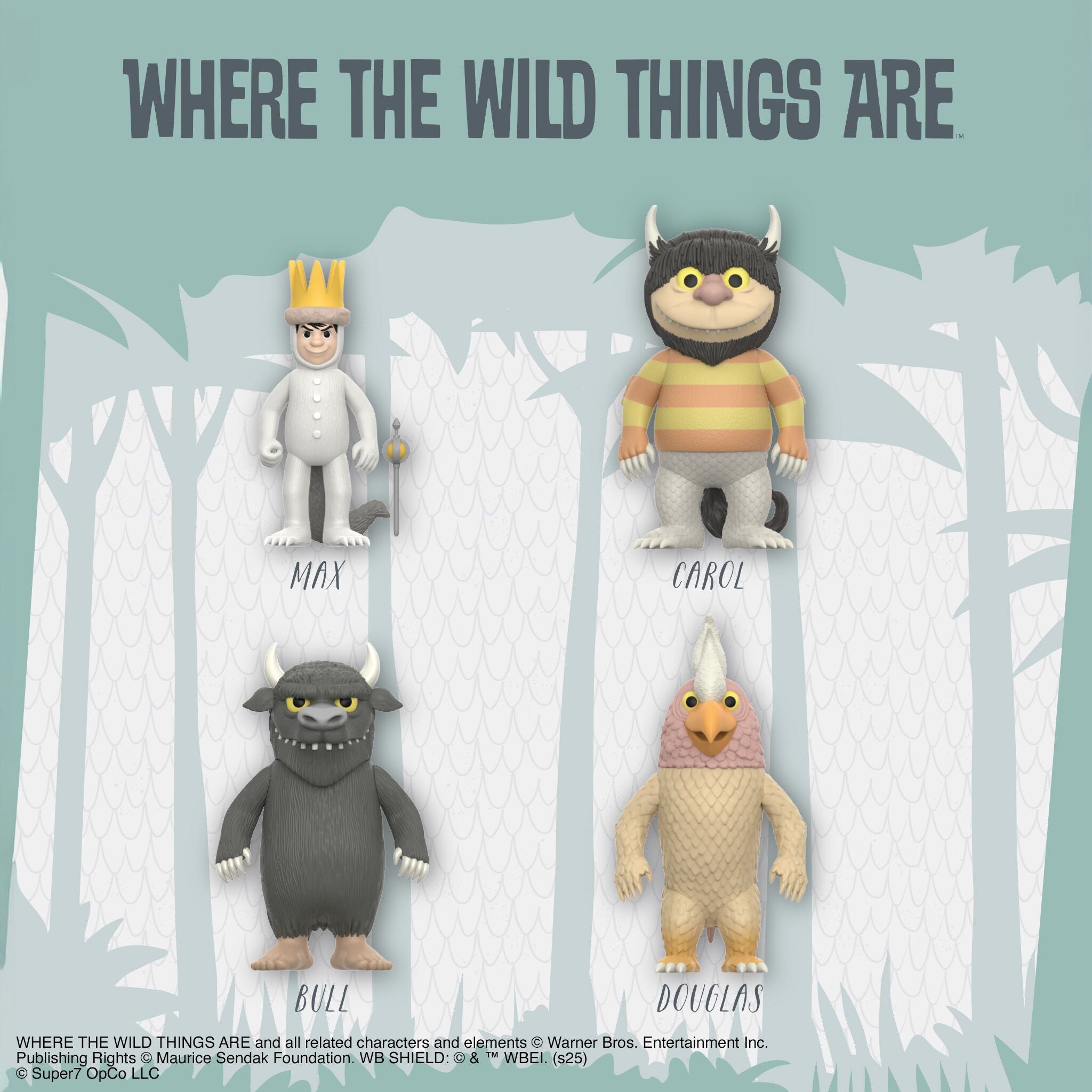 Super7 Where the Wild Things Are Max figurina 9,5 cm