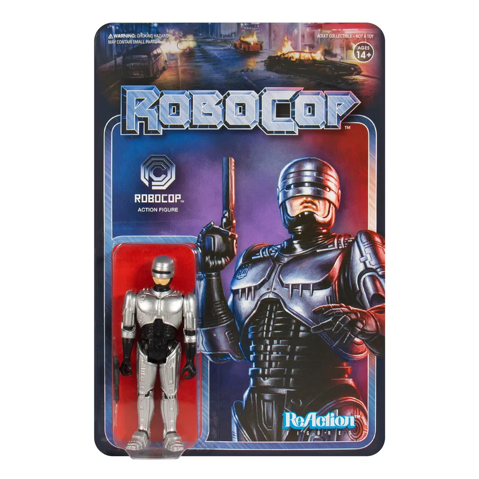 Super7 RoboCop ReAction figurină 9,5 cm cu pistol