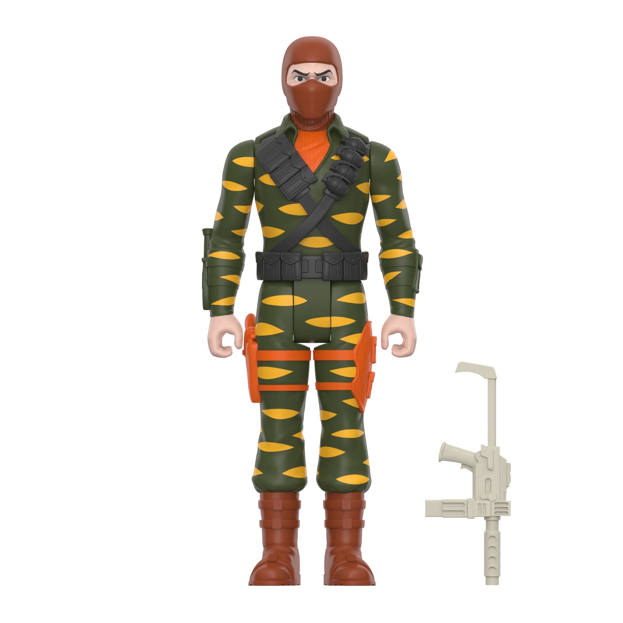 Super7 G.I. Joe ReAction Sabre Tooth figurina cu blaster
