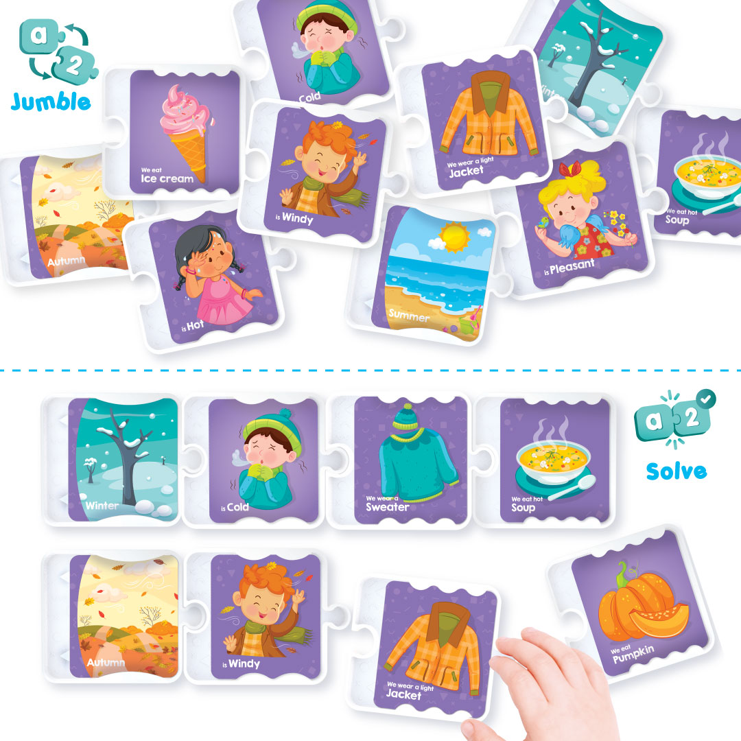 Imagimake Kiddi-do All-In-1 puzzle educativ 16 piese