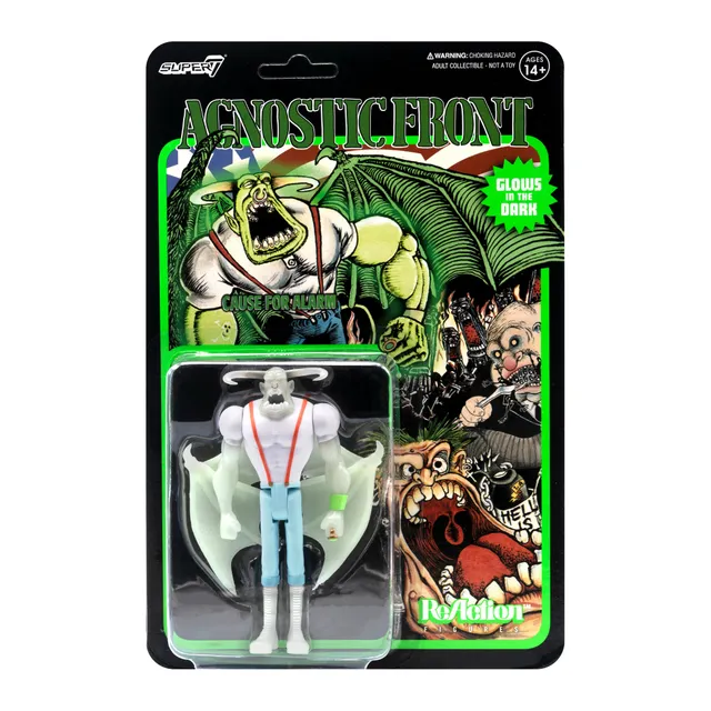 Super7 ReAction Agnostic Front Eliminator figurina glow