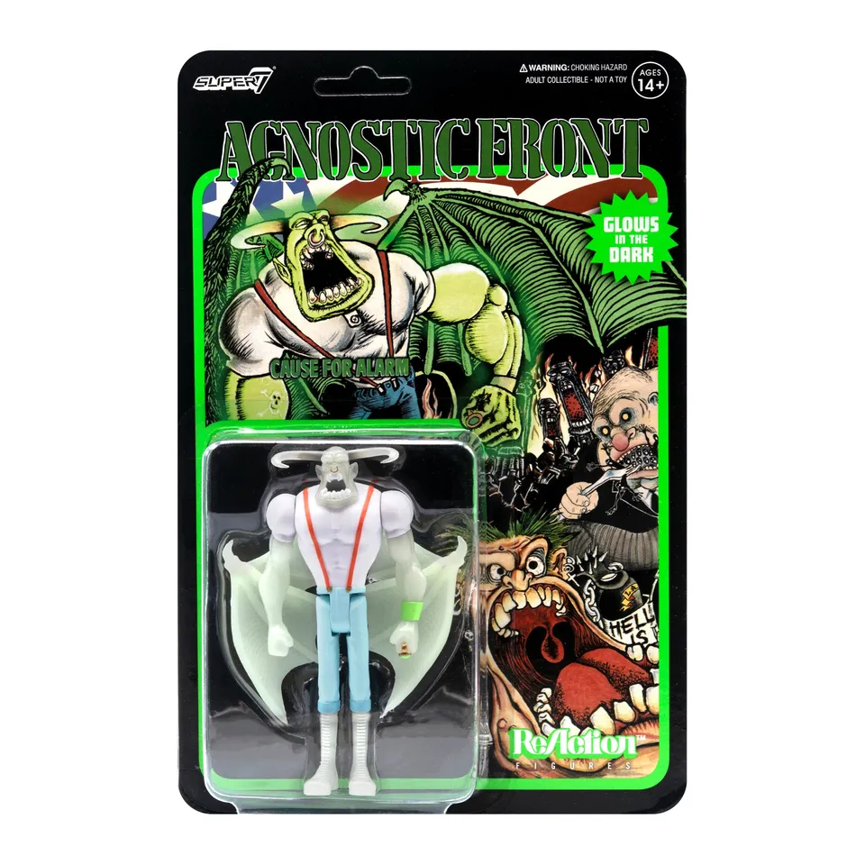 Super7 ReAction Agnostic Front Eliminator figurina glow