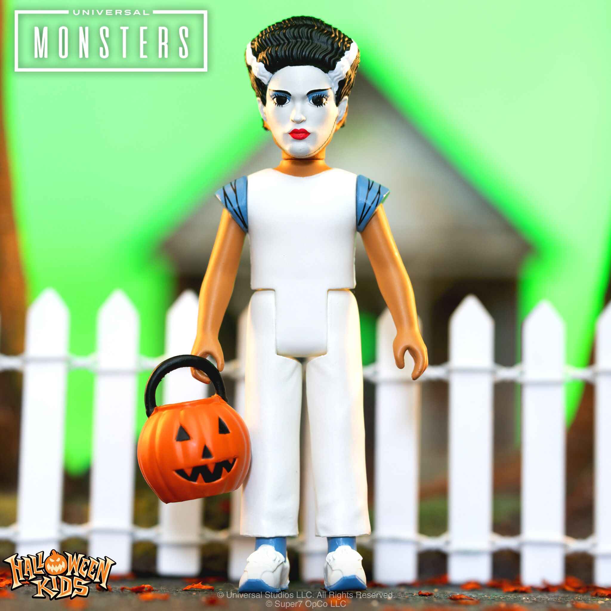 Super7 Halloween Kids ReAction Bride Frankenstein figurina