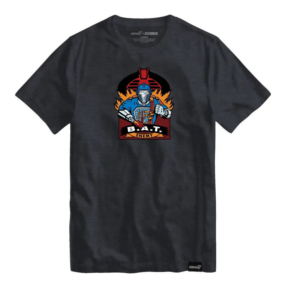 Super7 G.I. Joe Cobra B.A.T. tricou bumbac gri inchis