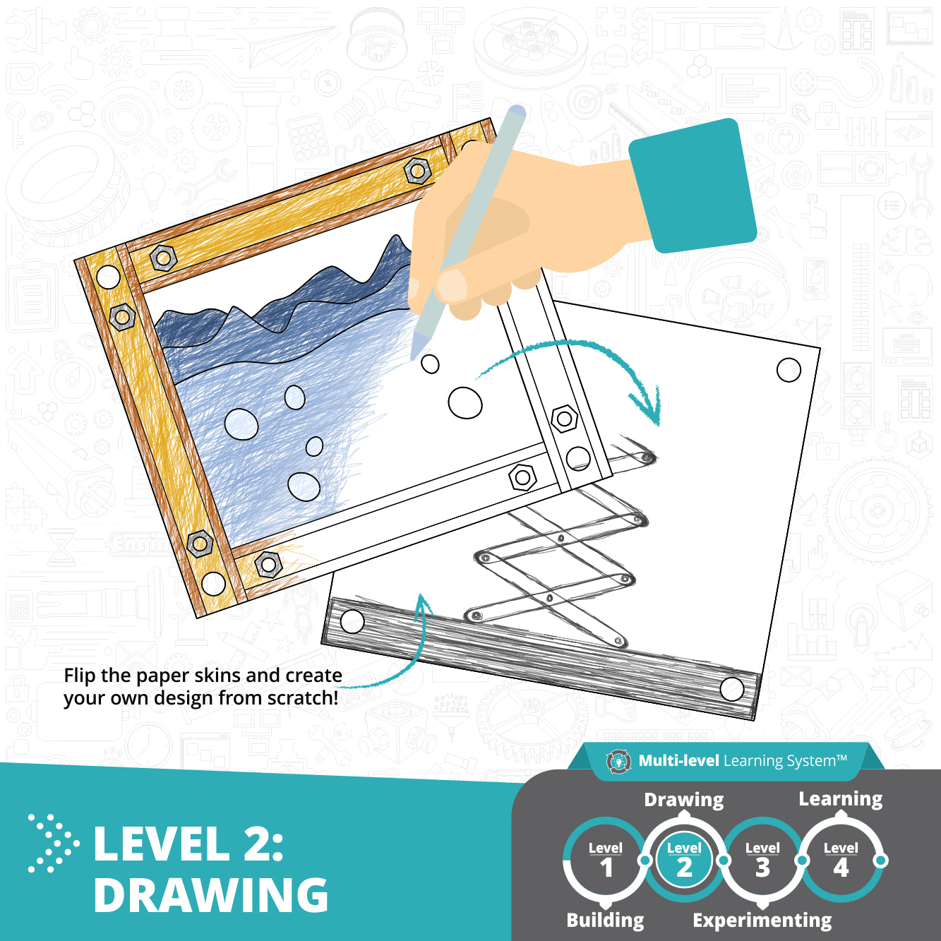 Engino STEAM Labs How Hydraulics set hidraulică 4 modele