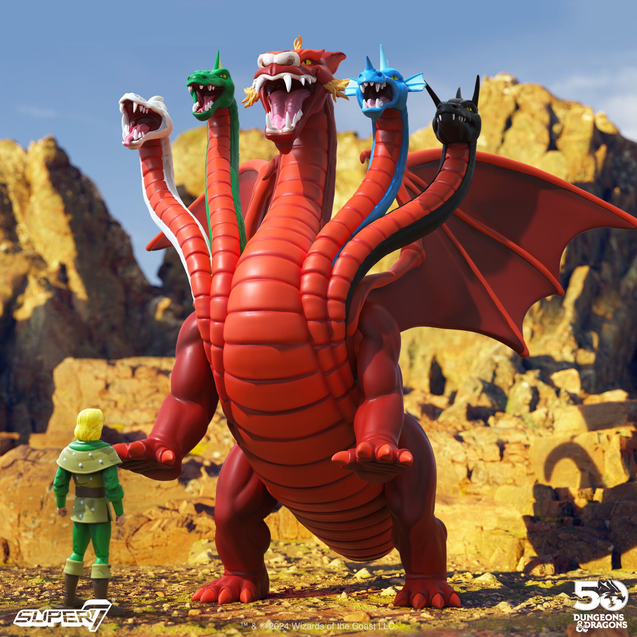 Super7 ULTIMATES! Tiamat figurină vinil articulată