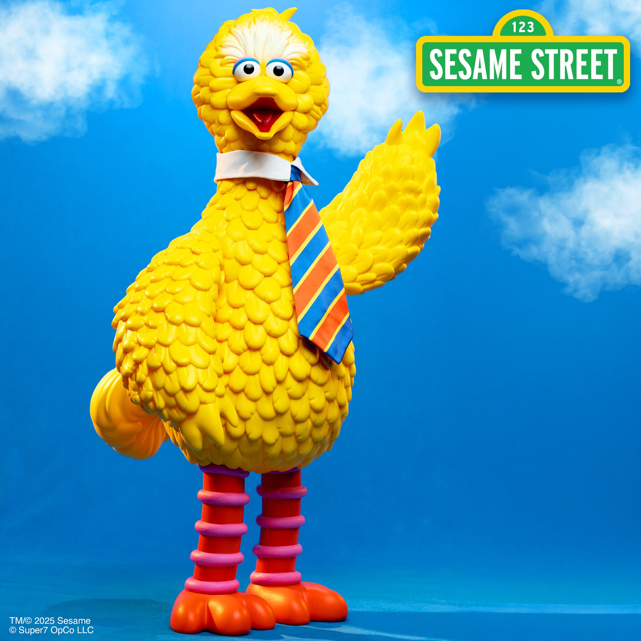 Super7 Sesame Street SuperSize Big Bird figurina vinil 49 cm