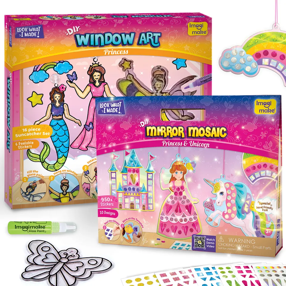 Imagimake Princess Craft combo sticla si mozaic