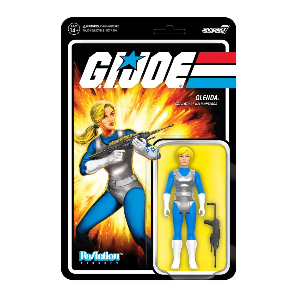 Super7 G.I. Joe Glenda figurina articulata cu blaster