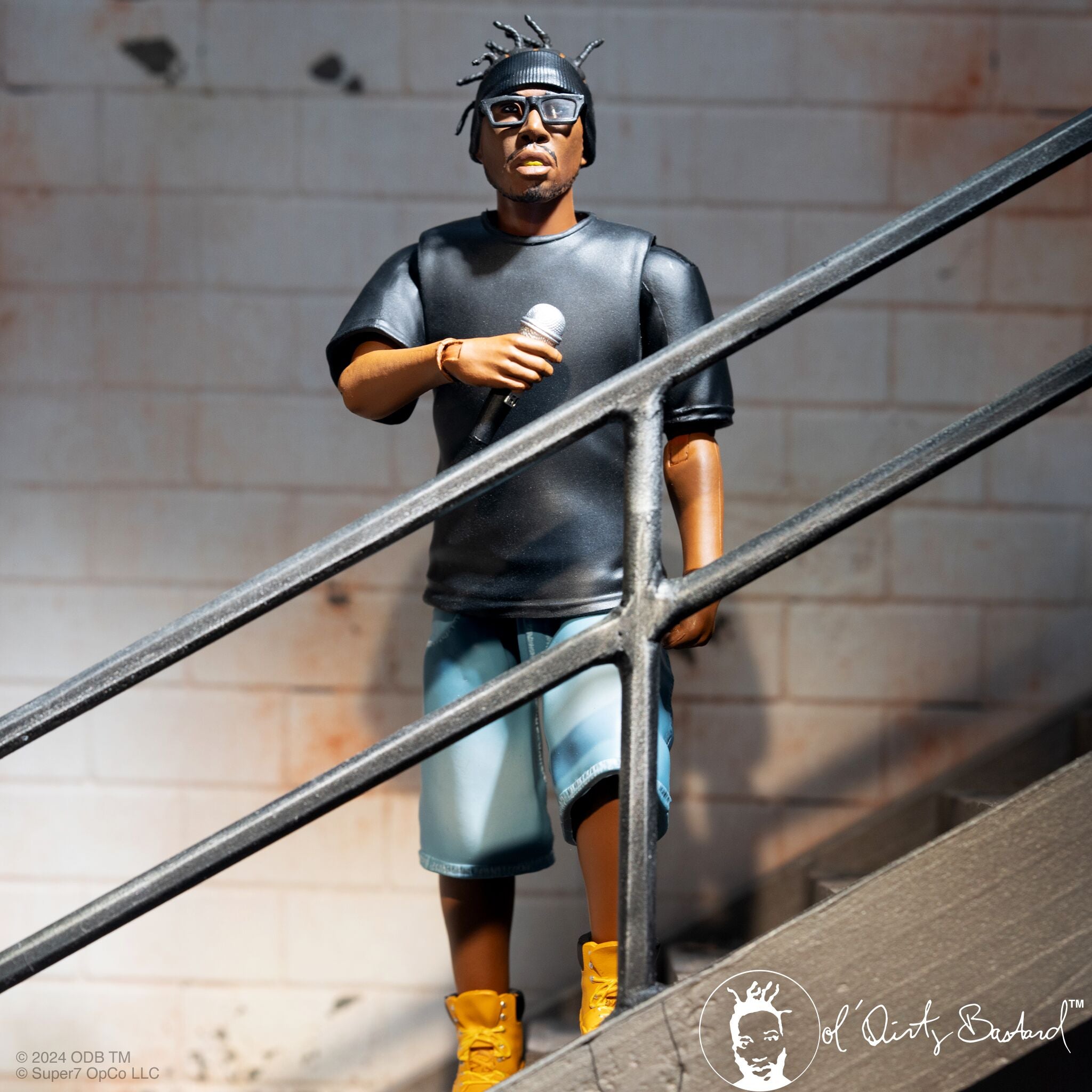 Super7 Deluxe Ol Dirty Bastard ODB figurina 18cm microfon
