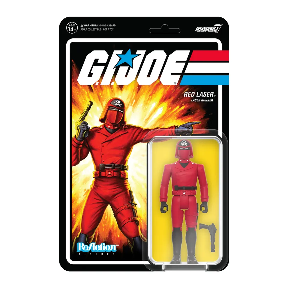 Super7 ReAction Wave 5 Red Laser figurina 9,5cm