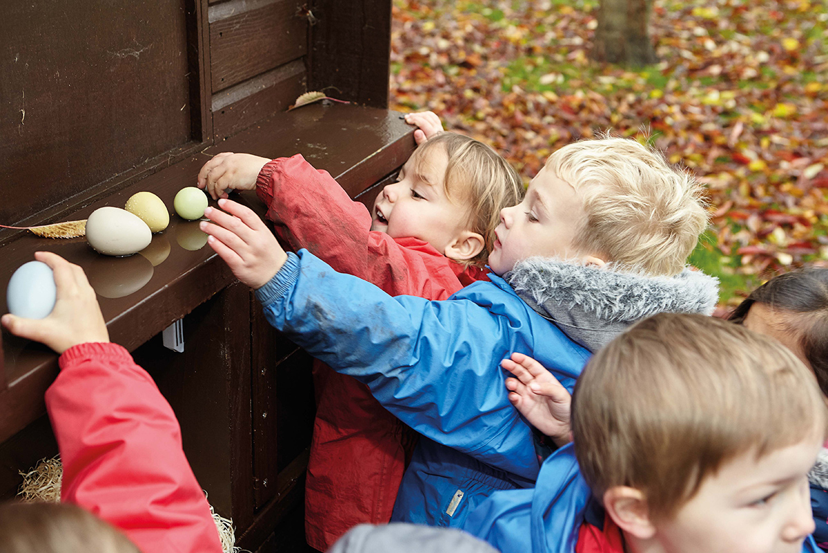 Yellow Door Size-Sorting Eggs oua senzoriale 8 buc tactil