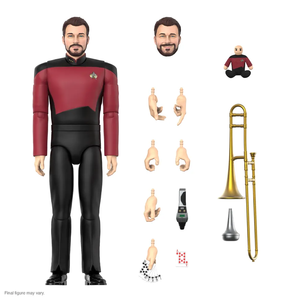 Super7 Star Trek TNG ULTIMATES Riker figurina 18 cm