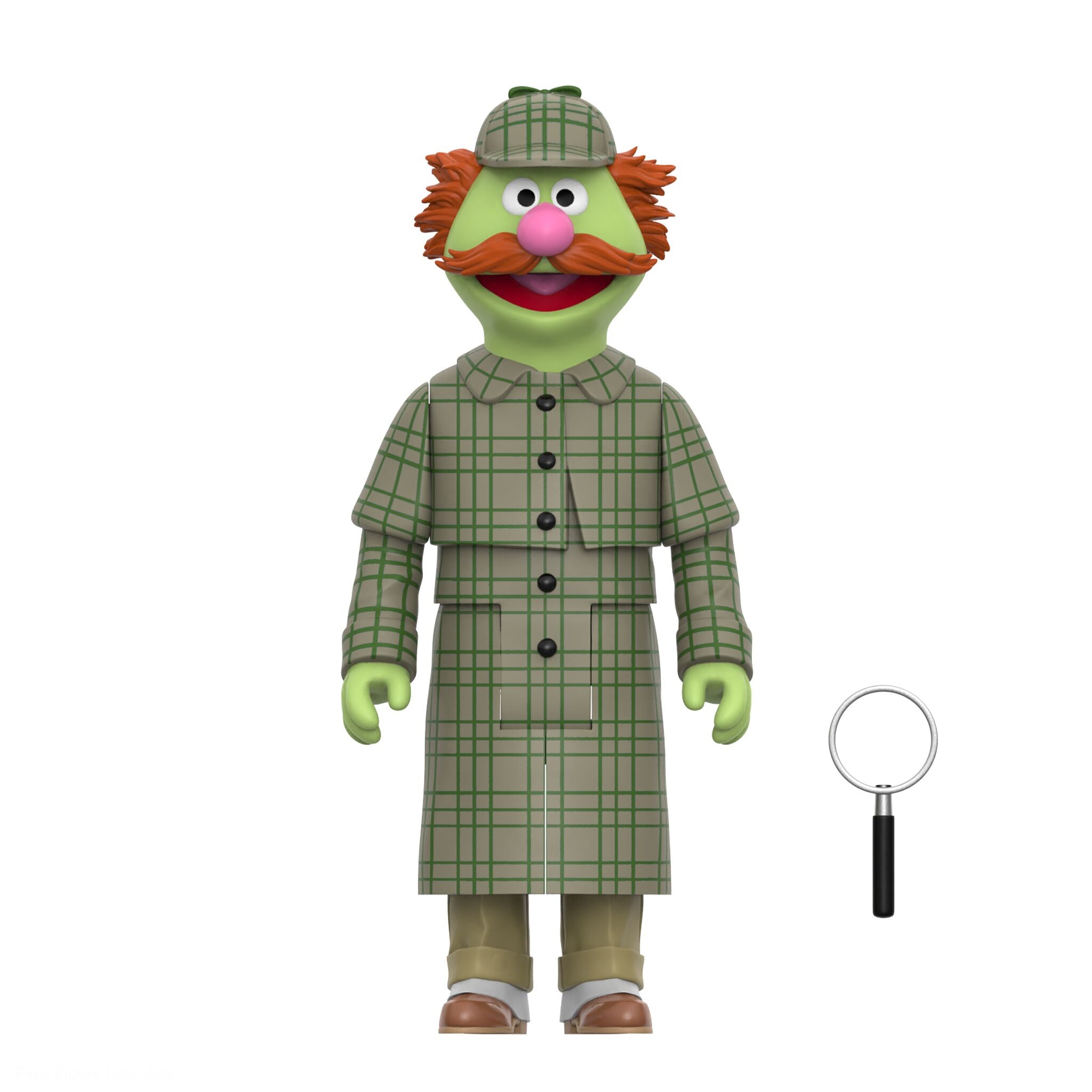 Super7 Sesame Street ReAction figurina Sherlock Hemlock 9,5 cm