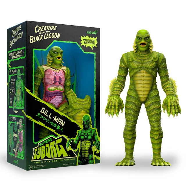 Super7 Super Cyborg Creature from the Black Lagoon figurina full color 28 cm