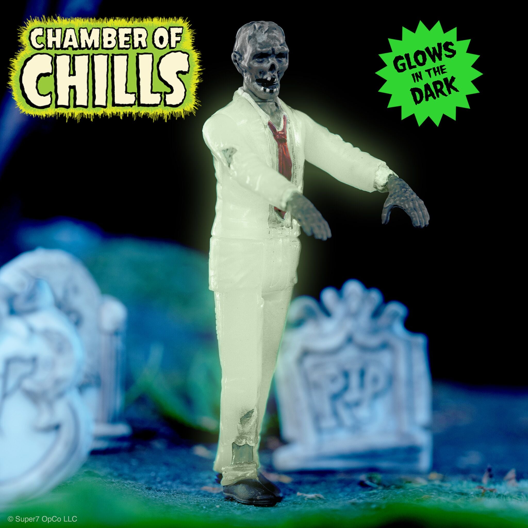 Super7 Pre-Code Horror Wave 4 set 4 figurine fosforescente