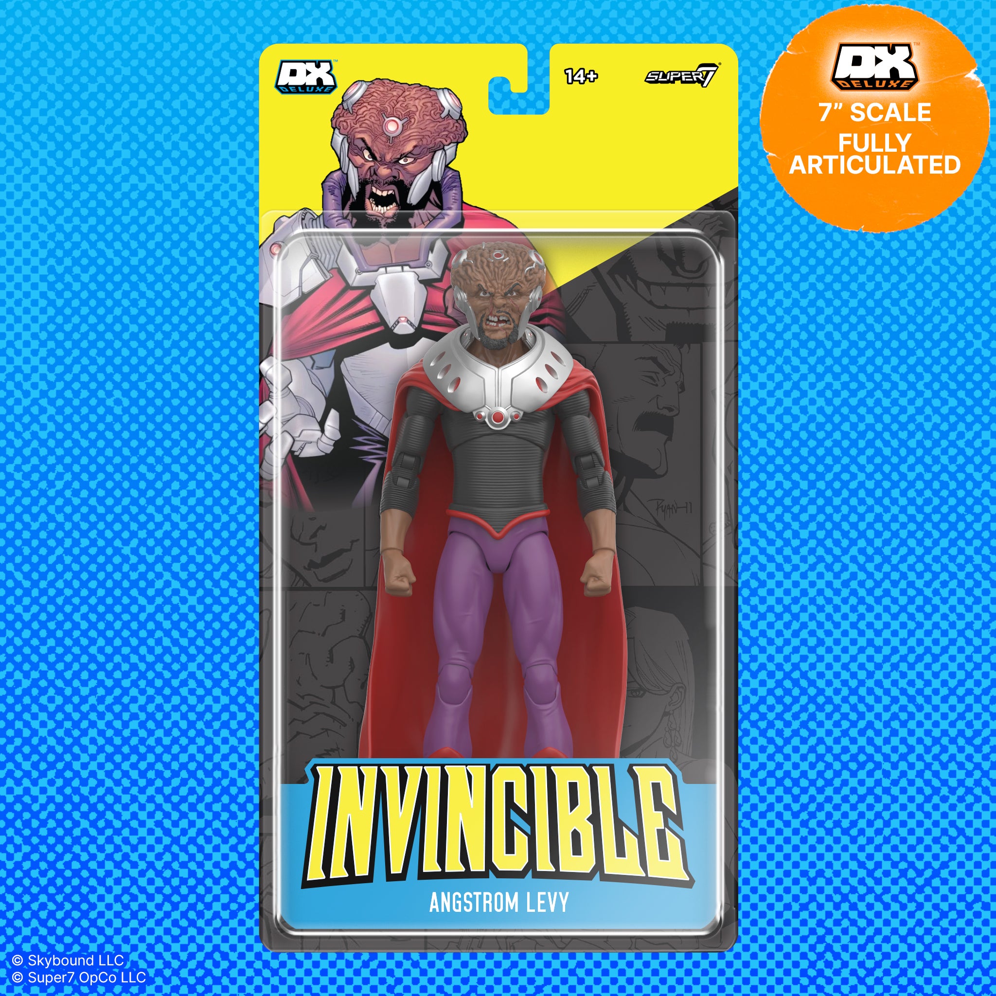 Super7 Invincible Angstrom Levy Wave 01 figurină deluxe 18 cm