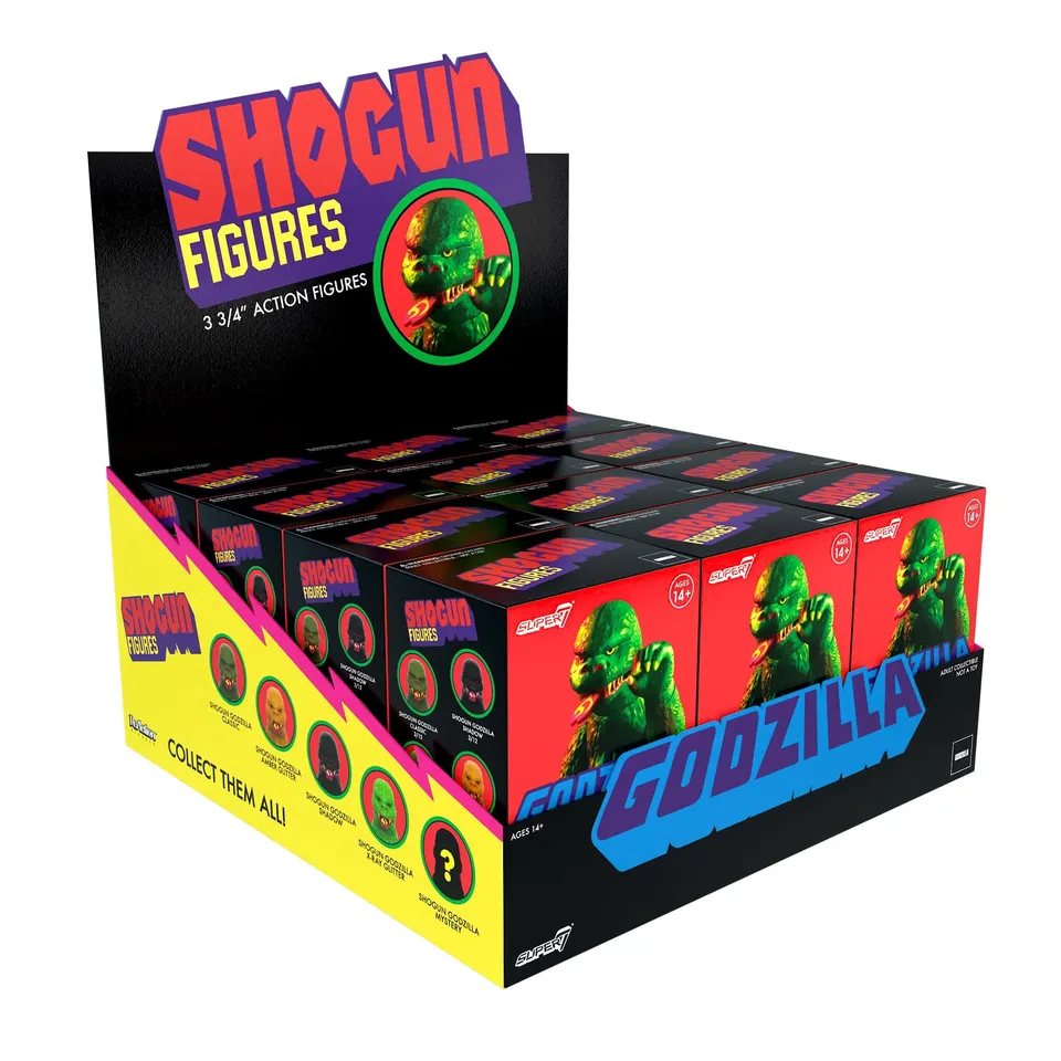 Super7 Toho Blind Box Shogun Godzilla plat variante surpriza
