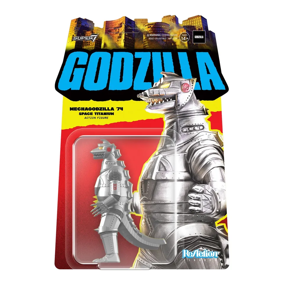 Super7 Toho Mechagodzilla 74 figurina Space Titanium