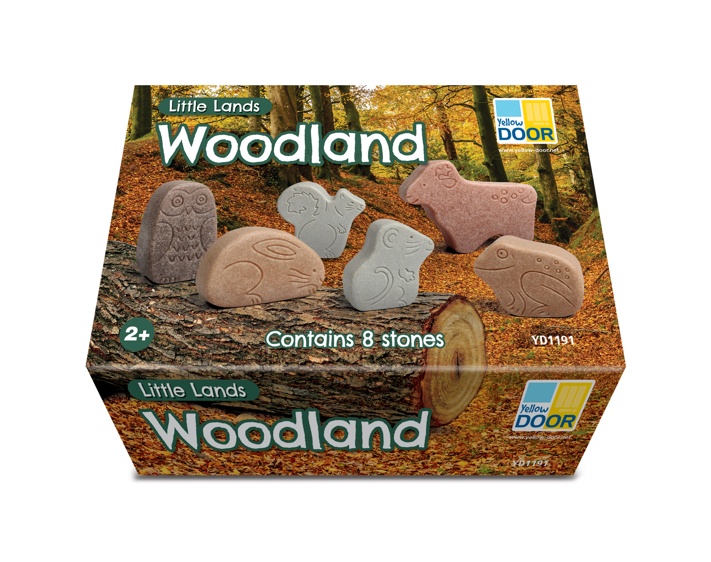 Yellow Door Little Lands Woodland figurine animale padure set 8