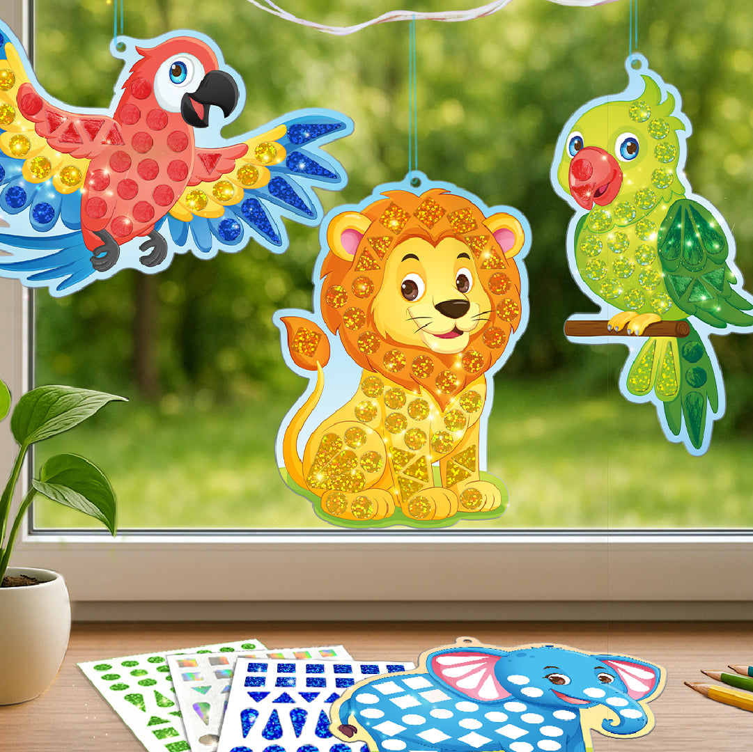 Imagimake Mirror Mosaic Animals & Birds set creativ oglinzi