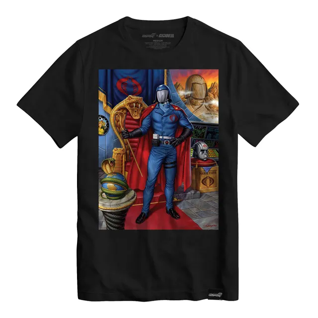 Super7 Cobra Commander's Lair tricou negru bumbac