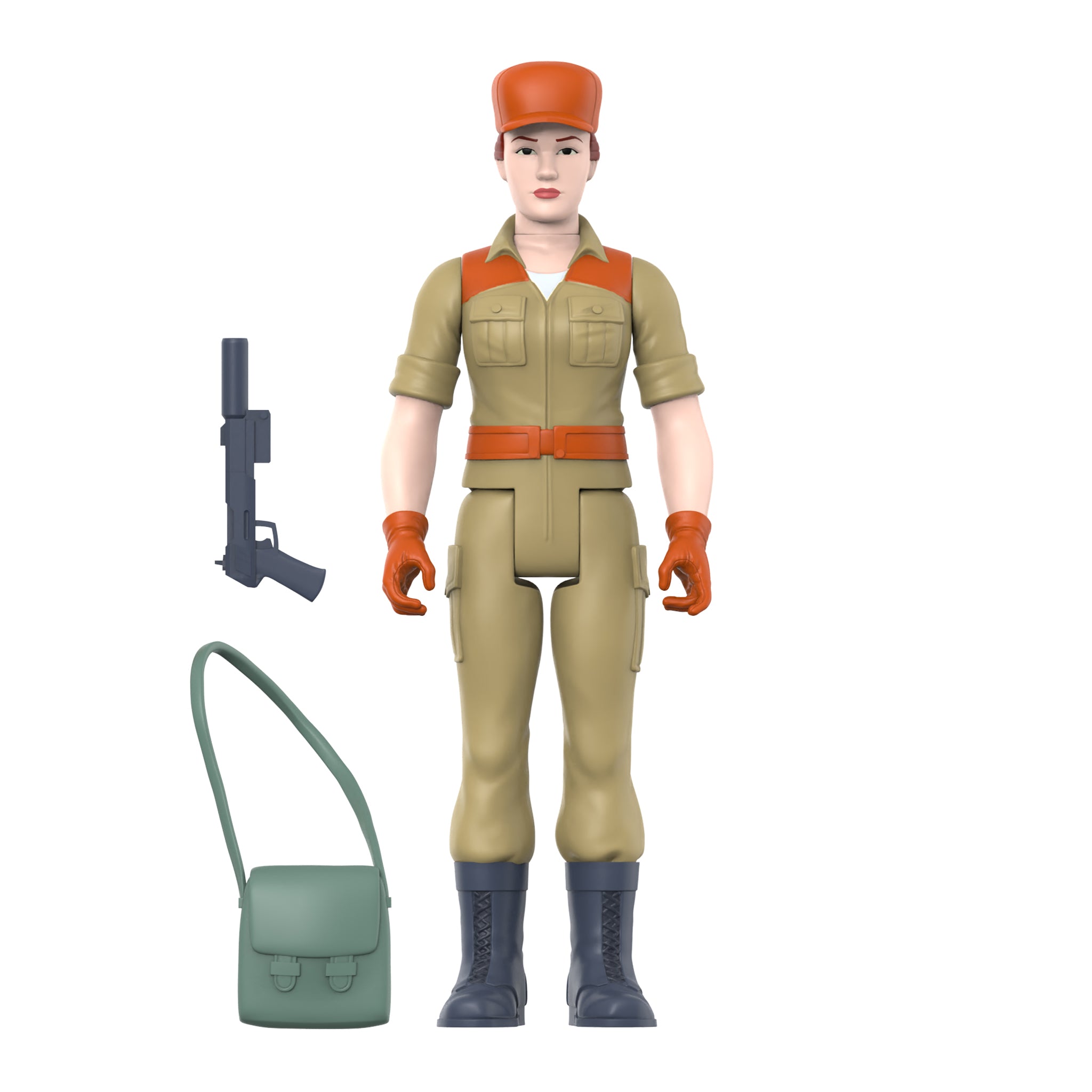 Super7 G.I. Joe ReAction Female Combat Engineer Bun Hair Pink figurina articulata