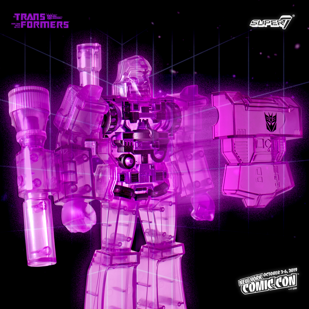 Super7 Super Cyborg Megatron figurina mov 30 cm