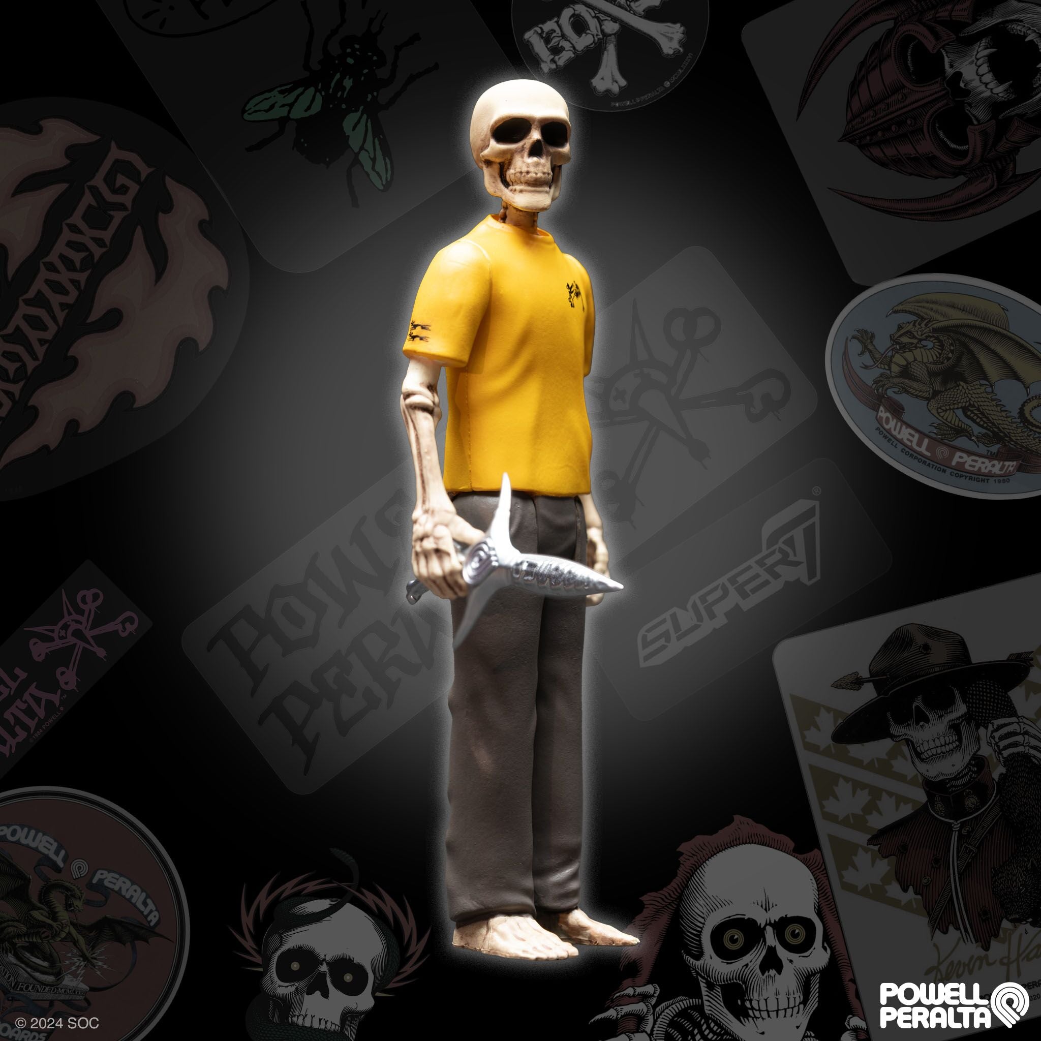 Super7 ReAction Tommy Guerrero V8 figurina 3,75 inch