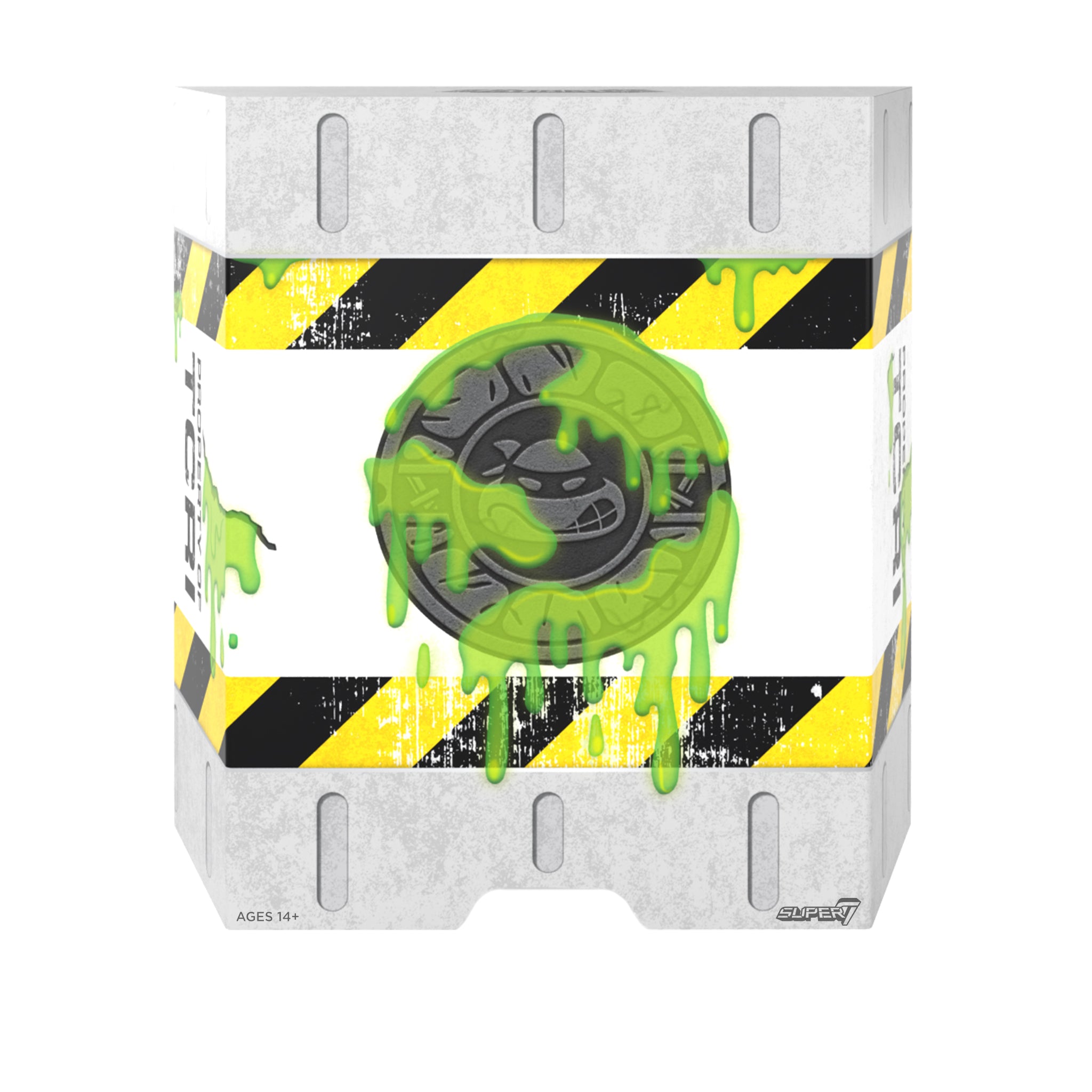 Super7 TMNT ULTIMATES Leonardo figurina Mutagen Ooze Glow