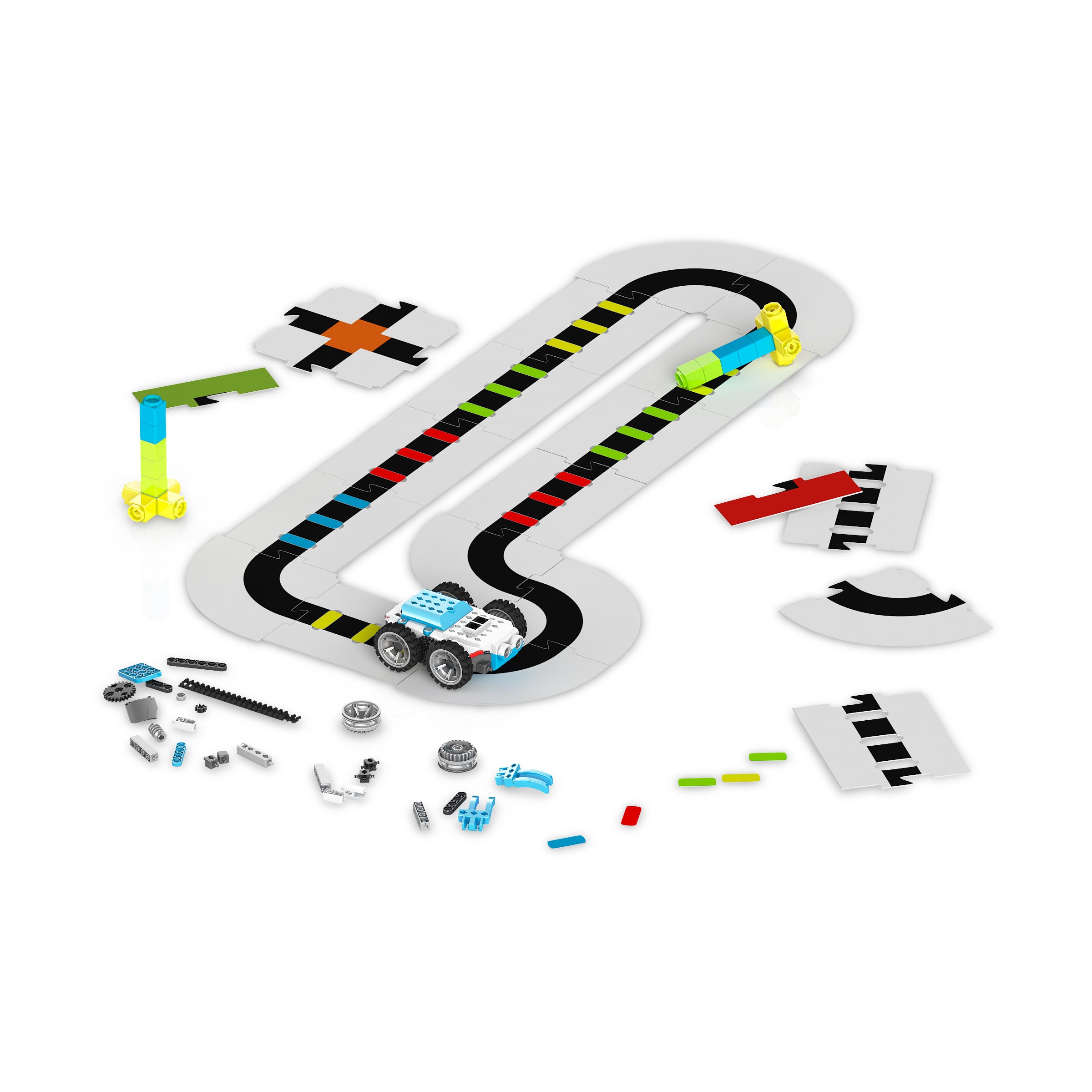 Engino Flexi-Track Puzzle EP05.1 pistă roboți codare