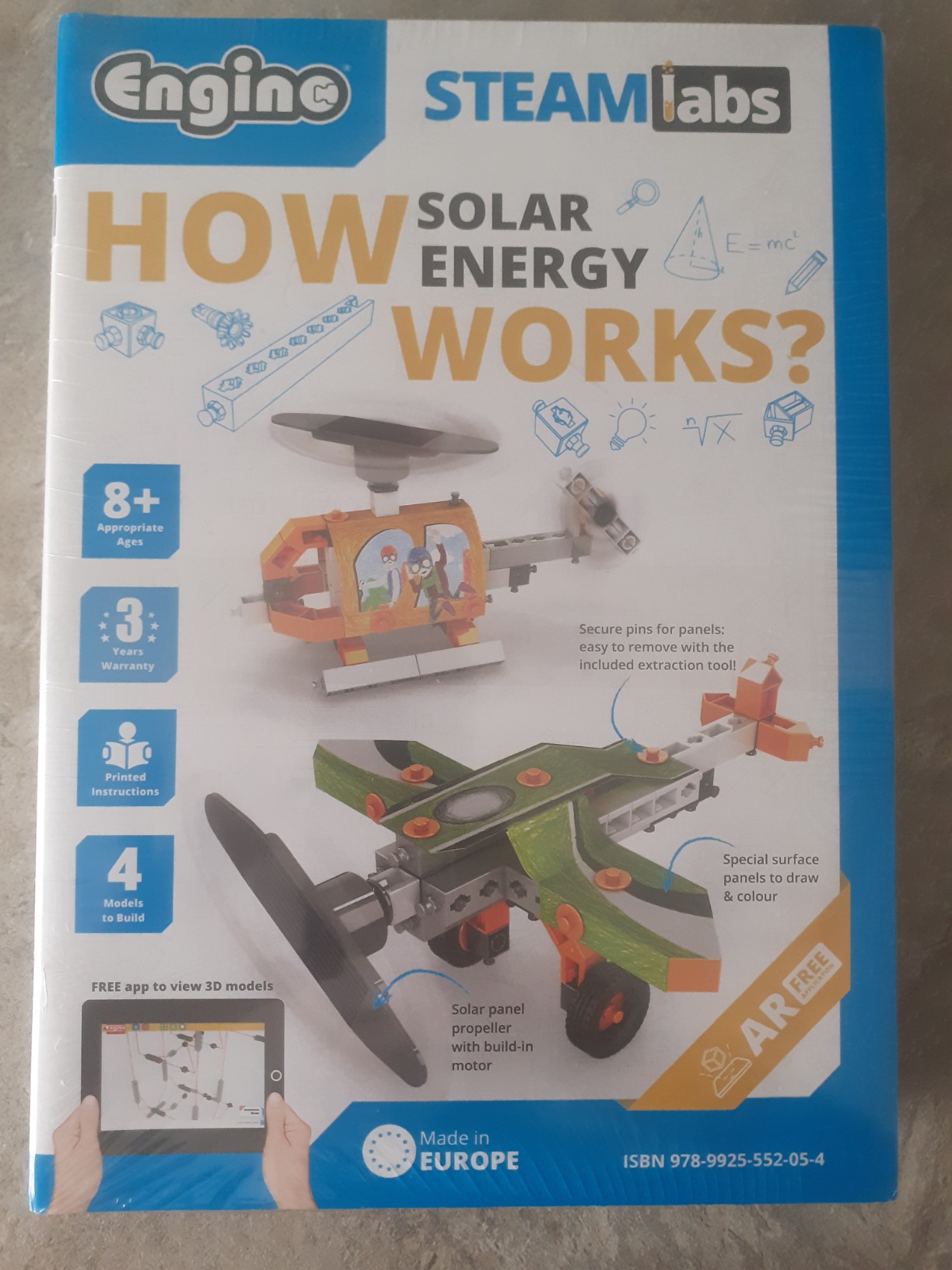 Engino STEAM Labs Solar set construcție energie solară 4 în 1