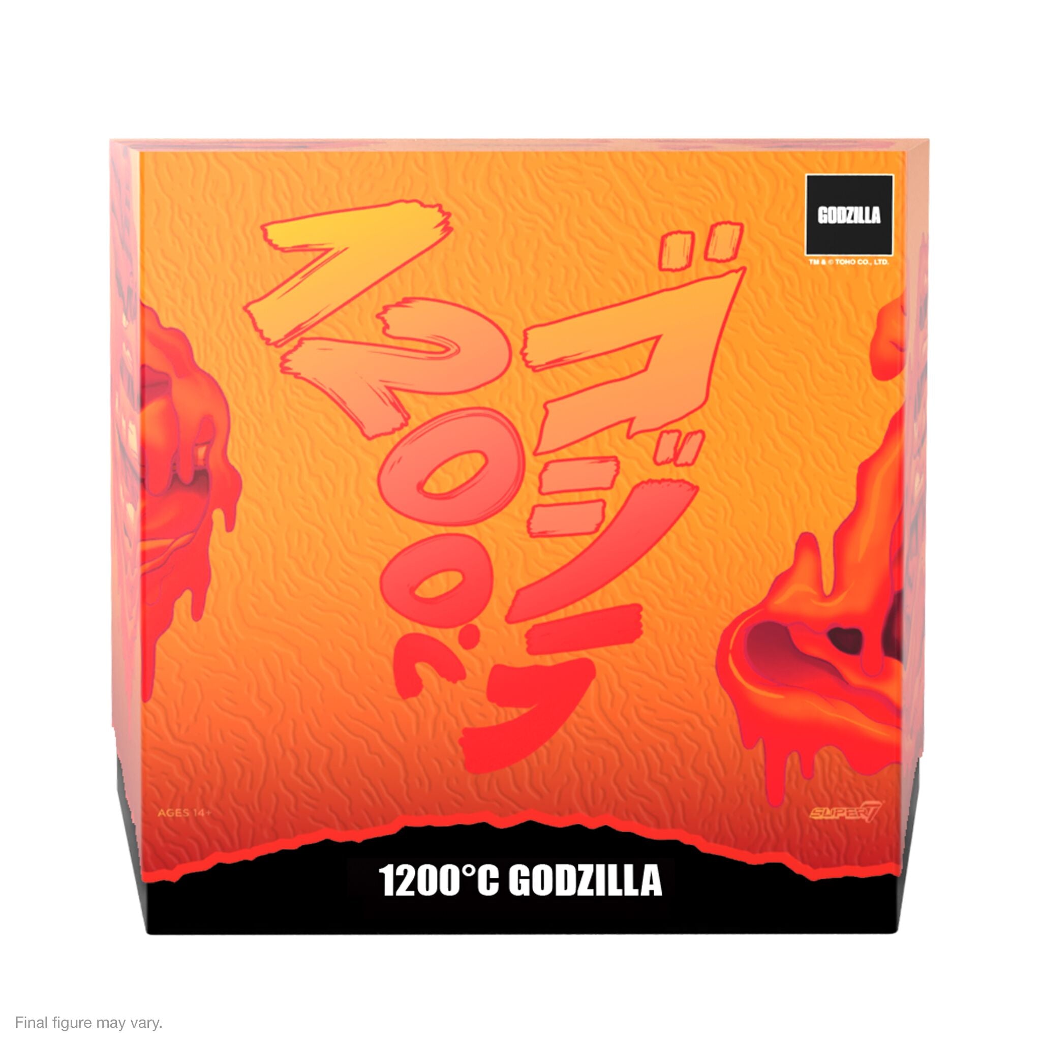 Super7 Toho Ultimates 1200ºC Godzilla figurina 21 cm
