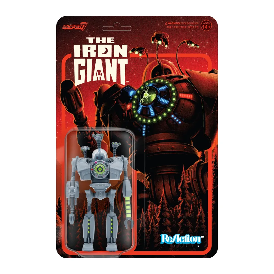 Super7 ReAction Iron Giant Attack figurina articulata