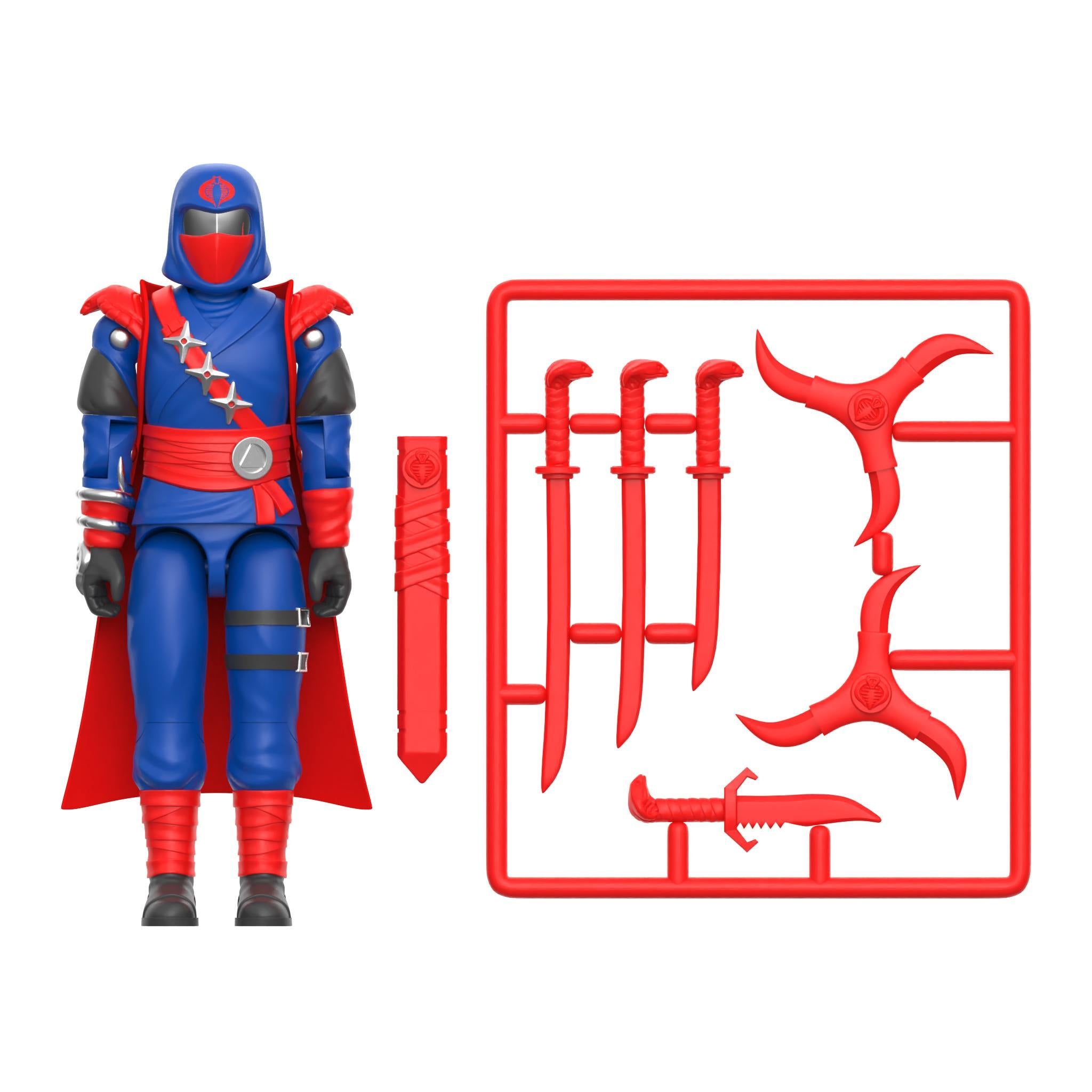 Super7 G.I. Joe ReAction+ Cobra Commander Ninja Force figurină 12 puncte